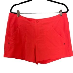 Athleta Orange Shorts Size 14​